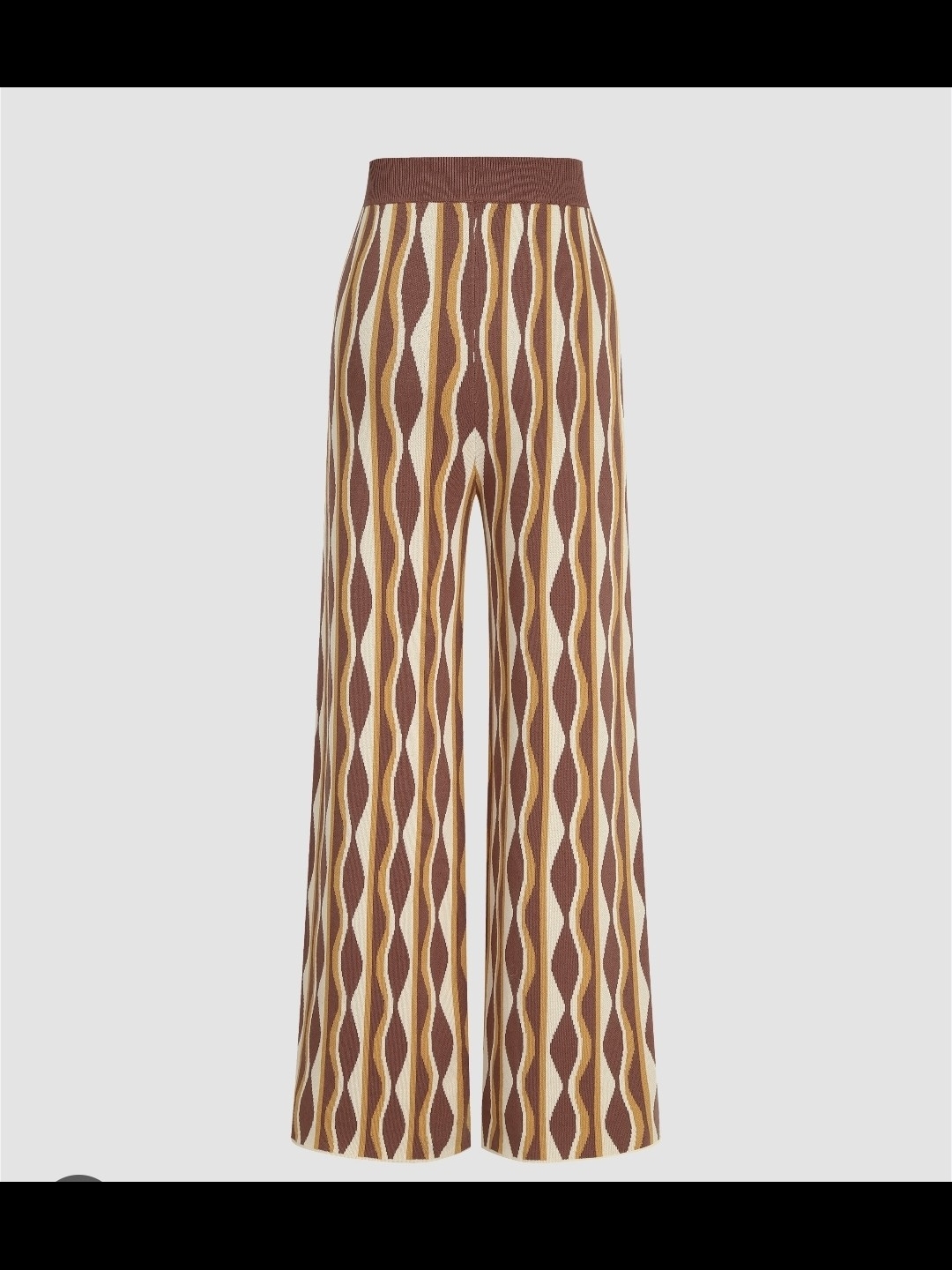 Cider Women's High-Waist Wide-Leg Knit Pants Size Small